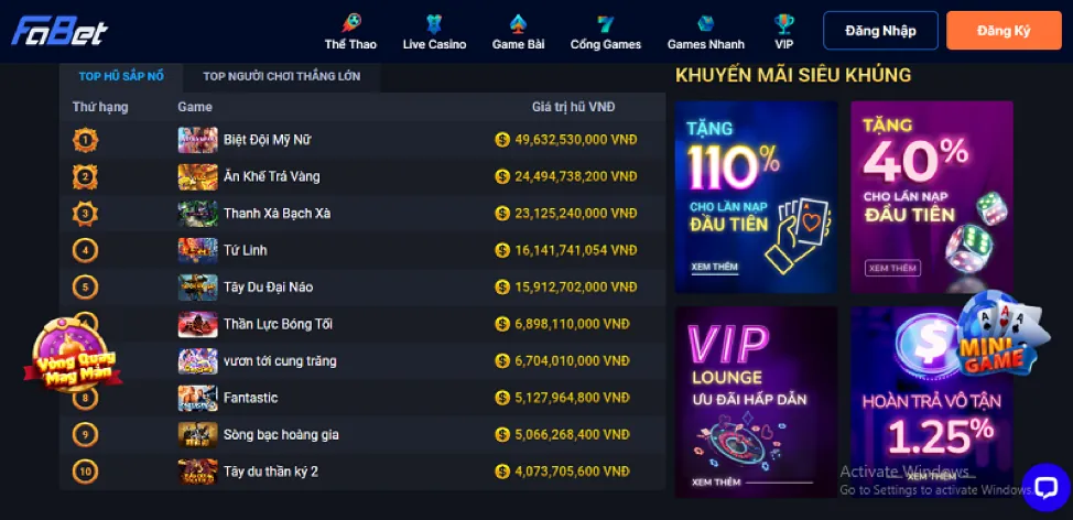 Ưu đãi nạp lại 8bet đăng nhập